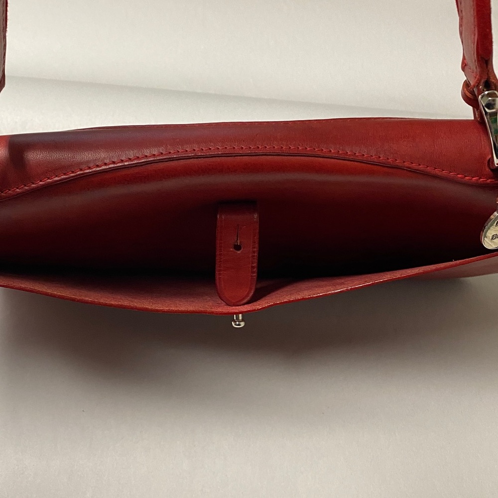 NWOT Dooney & Bourke ALTO RED Leather Messenger 15” x 10” x 4” Made in Italy🇮🇹 - Picture 9 of 16